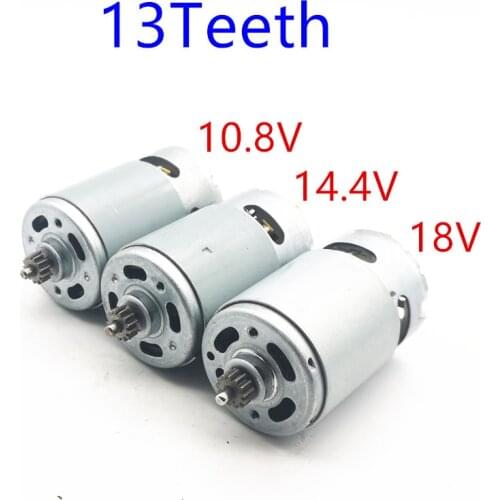 13 Teeth Motor 10.8V 12V 14.4V 18V RS-550VC Replace For BOSCH MAKITA HITACHI HILTI RYOBI CORDLESS DRILL
