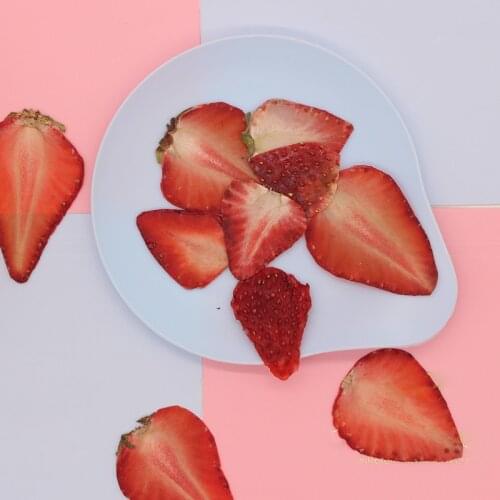 Strawberry Specimen Pure Hand DIY Embossing Real Fruit Specimen Mobile Phone Shell Material Dried Flowers Nail Art Candle Making