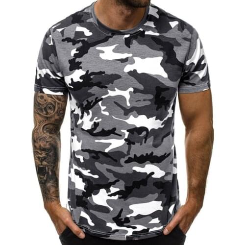 Koodred Mens Camouflage T-Shirts