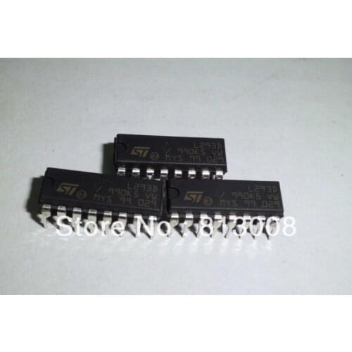L293D ST 4-Channel Motor Driver 24V 16Pin Power PDIP16 Tube 100% New original Genuine stock Distributor Emax Free Ship 20PC/LOT