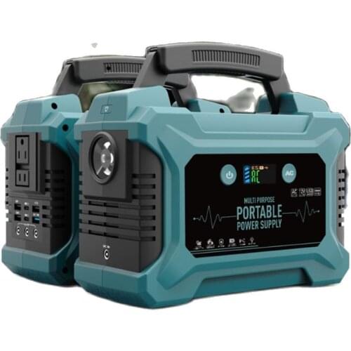 Multifunctional Portable Power Station 110V/220V Output Power Bank DC AC 30W Output With Dual USB Ports And Strobe LED Flash