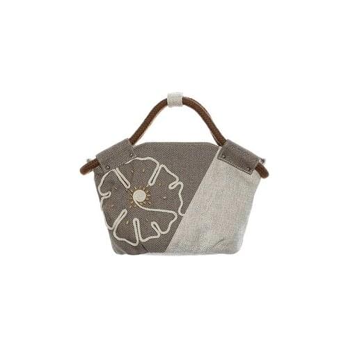 Fashion national string appliques women shopping handbags!New Lady multi-use Hasp shoulder&Crossbody bags All-match Canvas bags