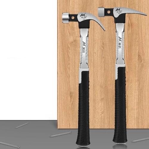 Woodworking Claw Hammer Automatic Nail Suction Multifunctional Anti-skid Shockproof Magnetic Claw Steel Hammer Hand Tool