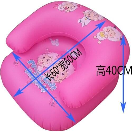 Inflatable Pvc Sofa Children Swimming Chair Child Cartoon Single Person Sofas Color Random Delivery 2-4 Years Inflatables 2021