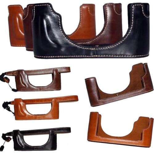 New PU Leather Camera Half Set Case For Leica M-P Typ240 MP M240 Camera Bottom Hald Body Cover Case