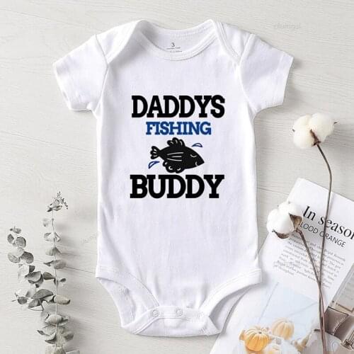 Baby Girl Clothes Winter Newborn Boy Autumn Jumpsuits Boy Romper Printing Daddy Buddy Romper for Toddler Girls Outfit