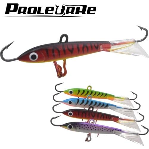 1Pcs Winter fishing Ice Lure 8.3cm 18g Artificial resin Jig Hard baits swim baits Minnow Wobblers fishing Tackle Pesca Pro-364