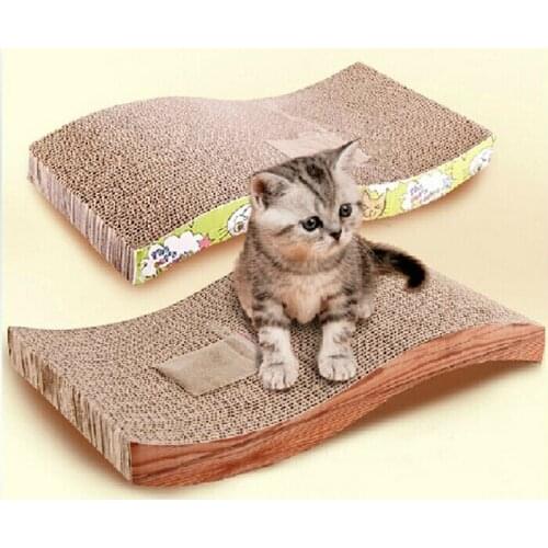 Promotion Corrugated paper cat scratcher Cat Toys Grinding claw toys Scratching toys Free shipping