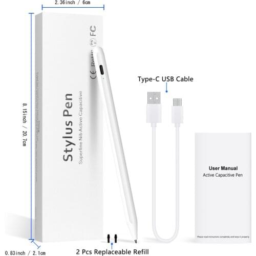 For Apple Pencil 2 Touch Pen Stylus For iPad Pro 11 12.9 9.7 2018 Air 3 10.2 2019 Mini 5 For iPad Pencil No Delay Drawing Pen