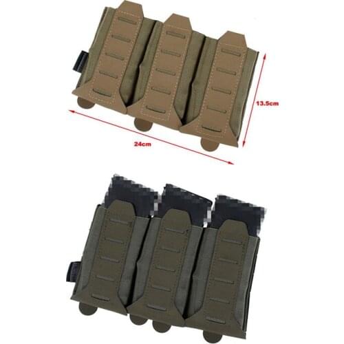 Tacticas Molle M4 TRIPLE MAG Pouch Bag 3599New Vest Stackable TS Triple Pouch