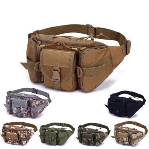 Outdoor Tactical Bag Utility Tactical Waist Pack Pouch Military Camping Hiking Bag Belt Backpack