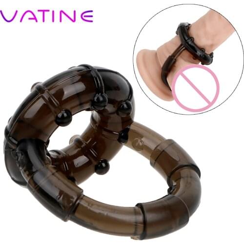 VATINE Penis Ring Delay Ejaculation Cock Ring Male Chastity Device Male Masturbation Sex Toys for Men Adult Products