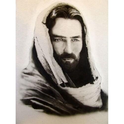 Yujohom Abstract Religious Jesus Icon Diy 5D Mosaic Diamond Painting by Number Full Square Drill Rhinestone Embroidery Sale Arts