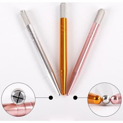 1pcs Microblading Manual Pen Embroidery Eyebrow Lip Tattoo Hand Tool Permanent Makeup Pen PMU Accessory Supply
