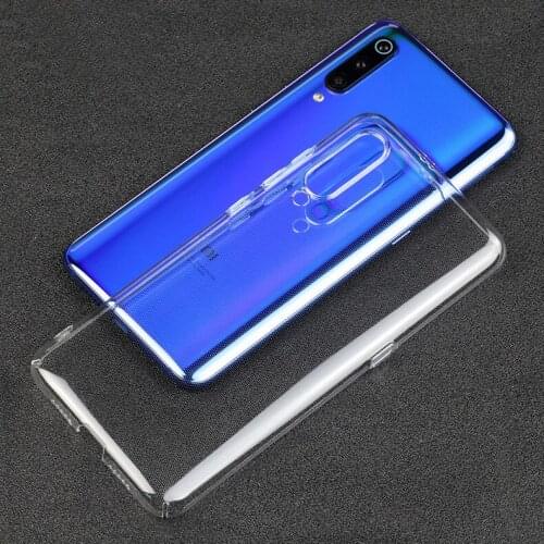 10pcs/lot.Transparent Crystal Clear Slim Hard PC protective back Case cover For xiaomi Mi 9/mi9