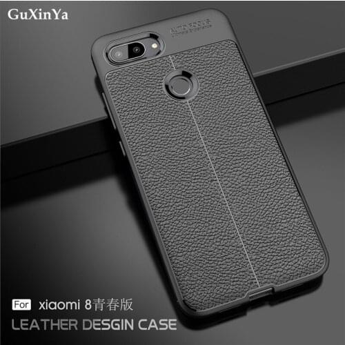 Cover Xiaomi Mi 8 Lite Phone Case Luxury Leather ShockProof TPU Protective Case For Xiaomi Mi 8 Lite Fundas Xiaomi Mi 8x / Mi8x