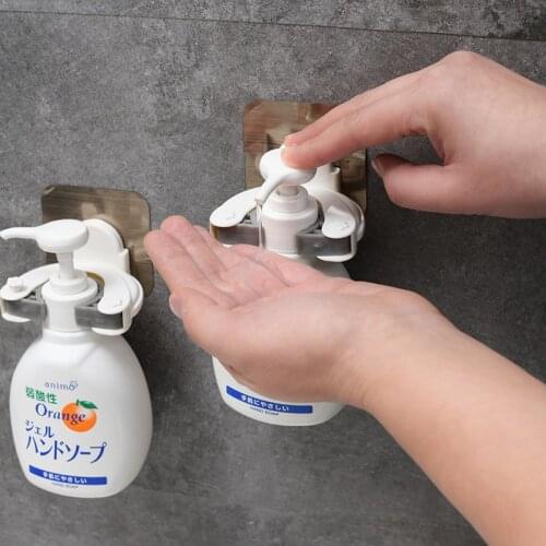 Bathroom And Kitchen Wall Self-Adhesive Hook Strong Suction Nailless Seamless For Hanging Shower Gel Broom Shampoo Cup Hand Soap