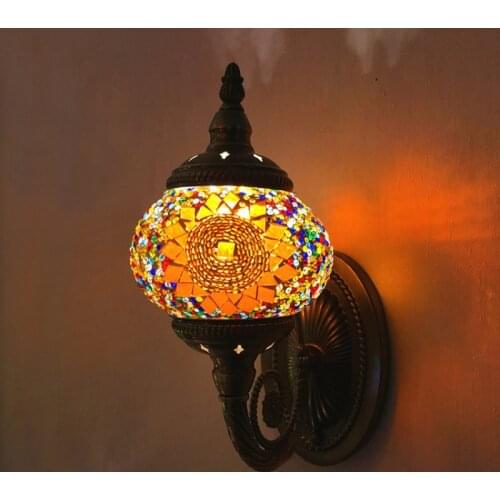 Ethnic Style Wall Lamp Handmade Cafe Wall Lamp