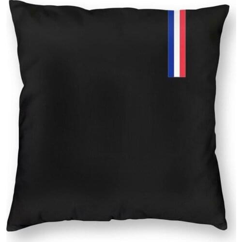 Flag Of France End Throw Pillow Cover Throw Pillow Flag French France Flag Custom Cushion Covers