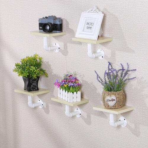 Partition On The Wall Shelf Flower Shelf Art Living Room Kitchen Creative Decoration Hanging Rack Creative Laminated Bookcase