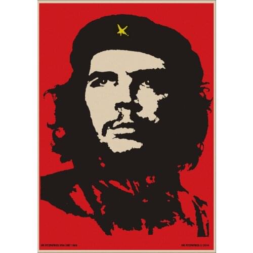 Retro Che Guevara Posters Kraft Paper Wall Poster Big Room Photograph Prints Cuba soldiers Revolution wall sticker A1