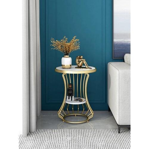 Nordic light luxury coffee table modern living room sofa coffee table home furniture bedroom side table corner table NJ70512