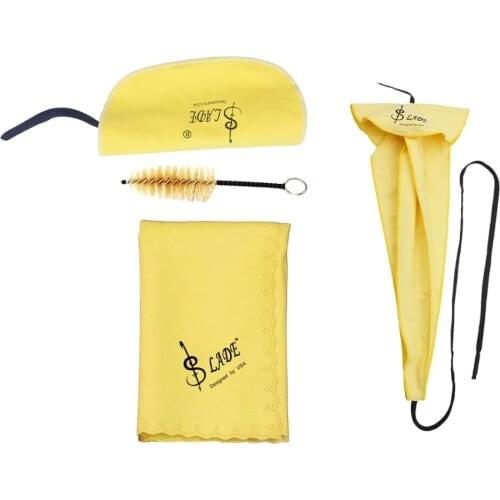 Saxophone Sax Cleaning Kit Sax Clean Cloth Swab Mouthpiece Brush Screwdriver for Beginner Music Lover