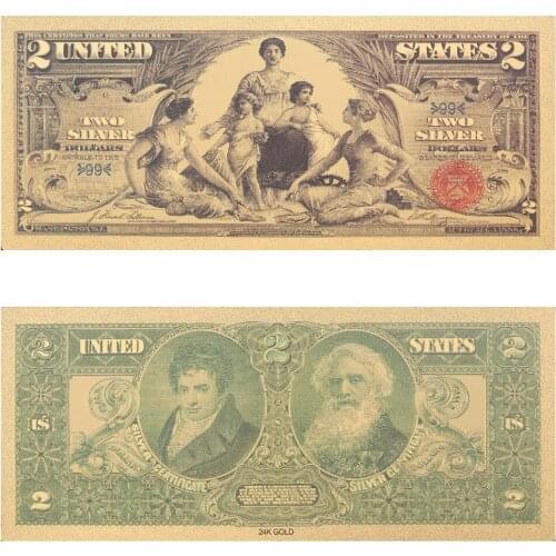 VNFURU Best Price America USA Dollar Gold Banknote Colorful World Money For Souvenirs Golden Angel Pattern Bank Notes Drop Ship