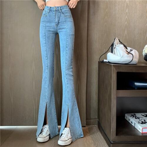 Ay1039 2020 spring summer autumn new women fashion casual Denim Pants woman female OL jeans woman high waist jeans