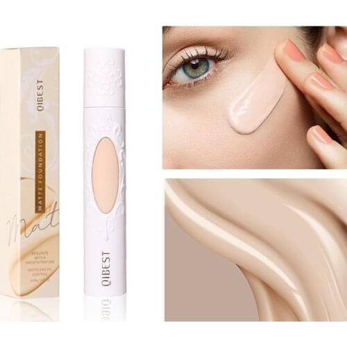 Liquid foundation long-lasting makeup concealer moisturizing brightening matte natural liquid foundation nude makeup repairing