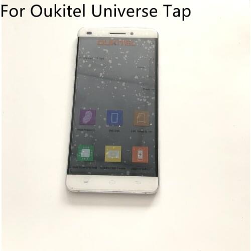 Oukitel Universe Tap Used LCD Display Screen + Touch Screen + Frame For Oukitel Universe Tap MT6735M 5.50" 720 x 1280 Smartphone