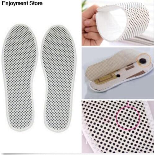 Winter Warm Tourmaline Self Heated Insoles Massage Feet Care Far Infrared Rays Insoles Foot Cushion Pads Outdoor Sports