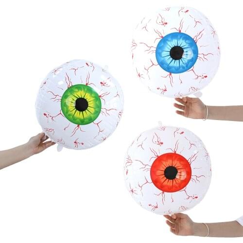 1Pc 22Inch Evil Eyes Foil Balloons 4D Eye Shaped Helium Globos Bloody Horror Halloween Decorations Halloween Home Party Decors