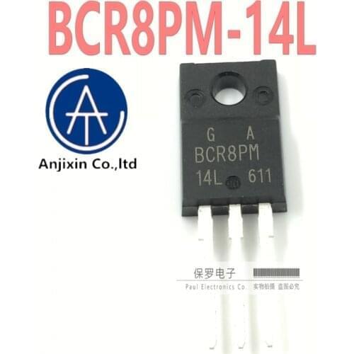 10pcs 100% orginal new real stock Triac BCR8PM-14L BCR8PM14L TO-220