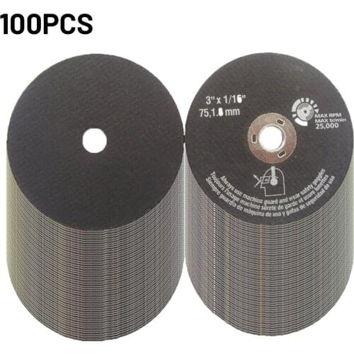 100/50/25/10pcs Cutting Discs 75*1.8*10mm Grinding Wheel Kit Practical