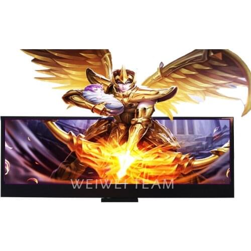 14 Inch 4k Portable Monitor 3840*1100 IPS LCD Display Gaming Monitor For Raspberry Pi 4 Pi3 Win7 8 10Laptop PC Xbox PS4/5