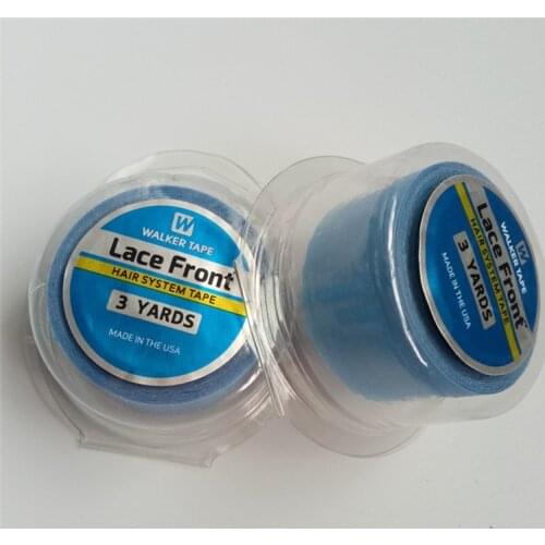 2.54cm(1inch)*3yards Blue Lace Front Support Hair Tape Double Sided Adhesive Tape For Tape Extension/Toupee/Lace Wig
