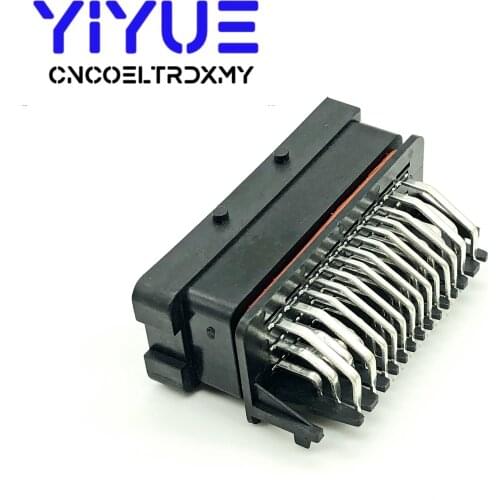 39 Pin Automotive FCI Electronic Pcb Pin Header ECU Connector for trucks with rubber seal