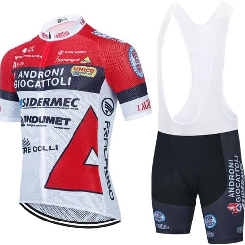 Andron TEAM pro cycling jersey bibs shorts suit Ropa Ciclismo Mens summer quick dry BICYCLING Maillot wear
