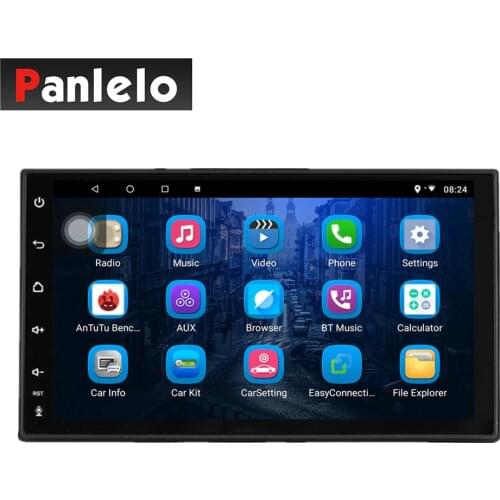 S4 Max Panlelo 1 Din Car Stereo Octa Core 4G RAM 32G ROM Android 8.1 GPS Navigation Auto Radio Bluetooth Mirror Link Music Video