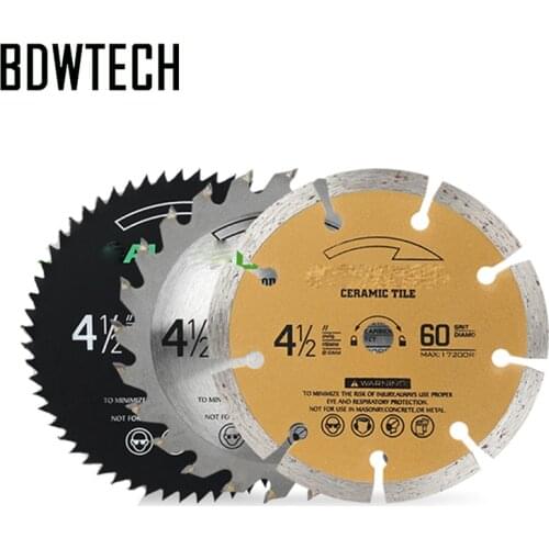 Free shipping 115MM Saw Blade for BDEWTECH BTC02 circular Saw 115x10mm Free Return