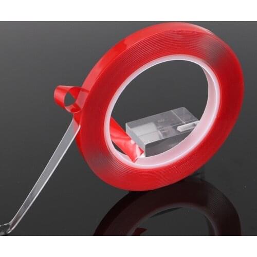 Double-sided Length Tape Width 6/8/10/12/15/20MM Strong Clear Transparent Acrylic Foam Adhesive Tapedouble Sided Adhesive Tape