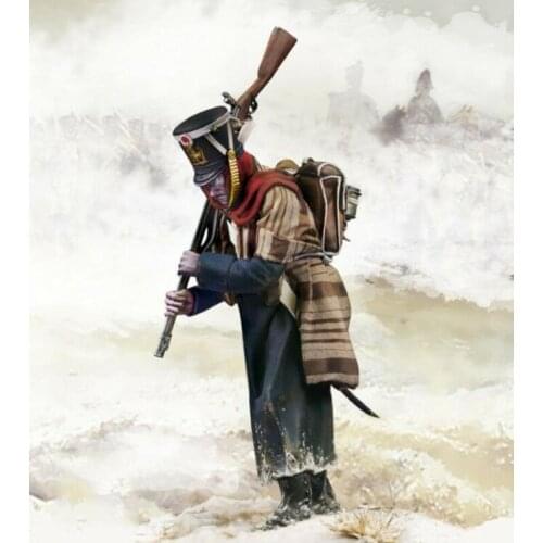 1/24 Assembly Resin Figure Kit French Infantryman at Berezina