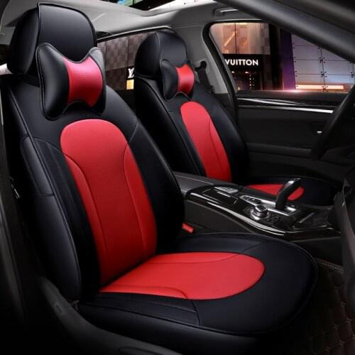 Custom Leather car seat covers For Audi A6L Q3 Q5 Q7 S4 A5 A1 A3 A4 B6 b8 B7 A6 c5 automobiles car accessories styling