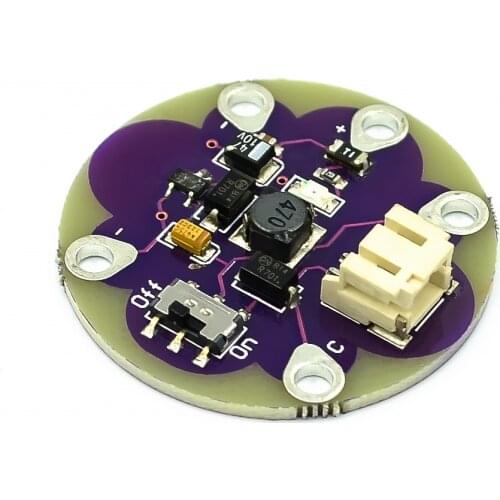 LilyPad LiPower Lithium Battery boost Power step up Battery Module 5V output