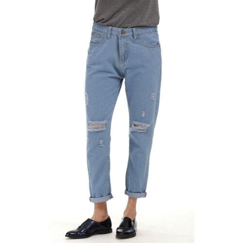 LUKAXSIKAX Women's Loose Jeans