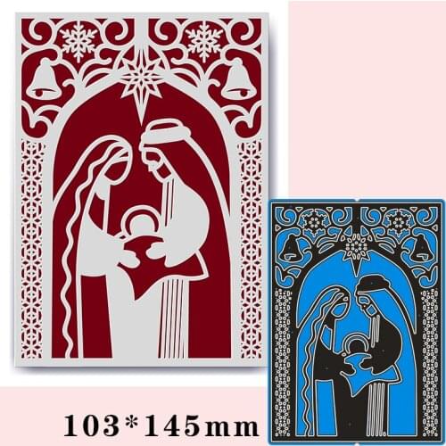 103*145mm human figure greeting card New Metal Cutting Dies Scrapbook paper decoration template Embossing DIY Paper Card Craft