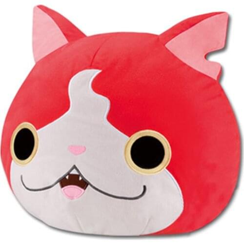 New Japan Anime Yo-kai Watch Jibanyan Cat Big Face Pillow Plush Stuffed Cosplay Doll 22cm Kids Toys Children Christmas Gifts