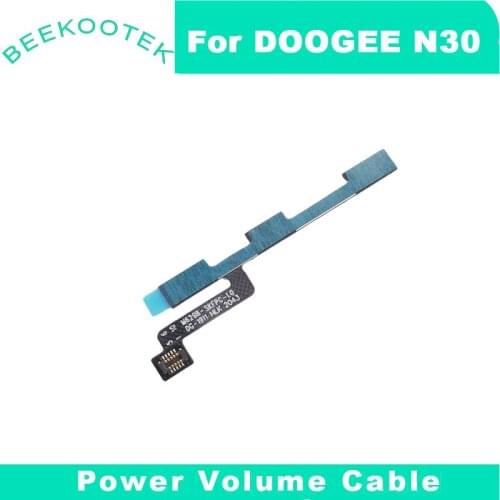 New Original Side Button Power Volume Up/Down Button Flex Cable FPC Parts For Doogee N30 Smartphone