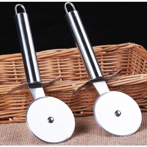 Stainless Steel Pizza Single Wheel Cut Tools Diameter 6.5CM Household Pizza Knife Cake Tools Wheel Use For Waffle Cookies